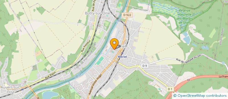 localisation de l'entreprise FREPILLON BESSANCOURT MERY ... HANDBALL  MERIEL