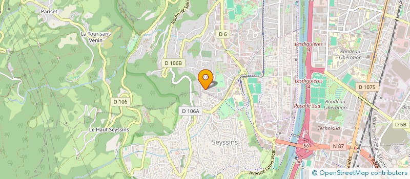 localisation de l'entreprise FREQ-OUT à SEYSSINET-PARISET