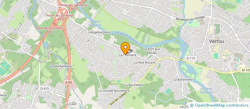 localisation de l'entreprise FREQONSULT à VERTOU