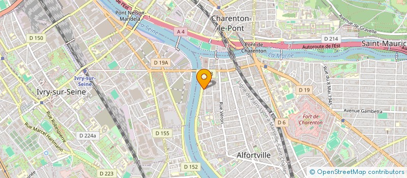 localisation de l'entreprise FREQUENCE 108 à ALFORTVILLE