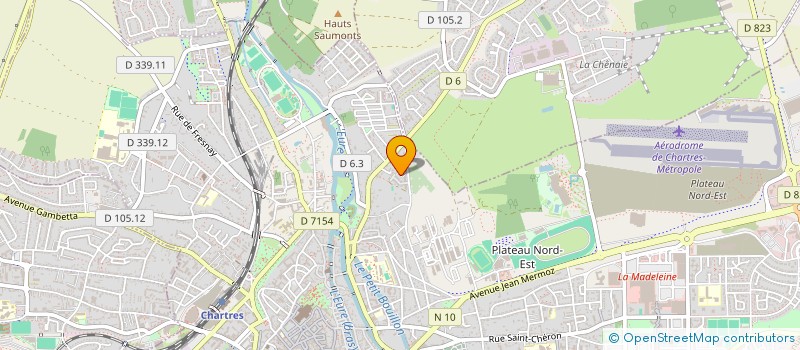 localisation de l'entreprise FREQUENCE à CHARTRES