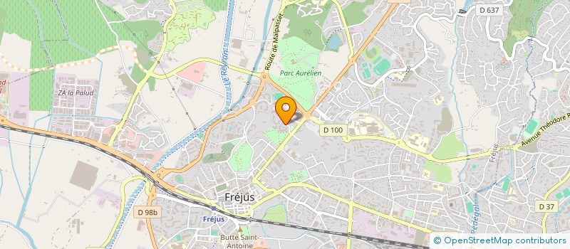 localisation de l'entreprise FREQUENCE à FREJUS