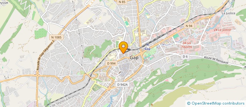 localisation de l'entreprise FREQUENCE COMMUNICATION  GAP