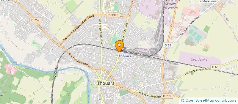 localisation de l'entreprise FREQUENCE COMMUNICATION ET REALISATION  PARTHENAY