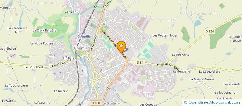 localisation de l'entreprise FREQUENCE FORM' à CHEMILLE-EN-ANJOU