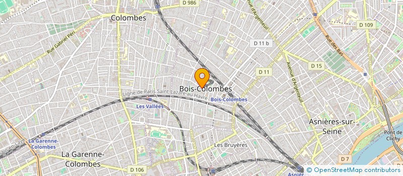 localisation de l'entreprise FREQUENCE INDUSTRIE à BOIS-COLOMBES