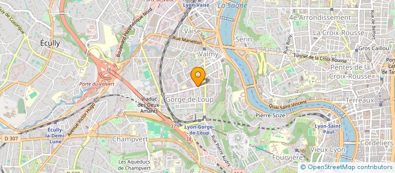 localisation de l'entreprise FREQUENCE INFORMATIQUE à LYON