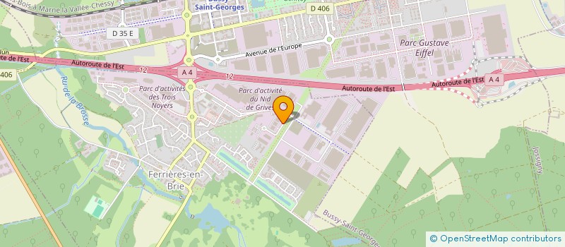 localisation de l'entreprise FREQUENCE SECURITE PRIVEE  FERRIERES-EN-BRIE