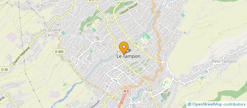 localisation de l'entreprise FREQUENCE SUD  LE TAMPON