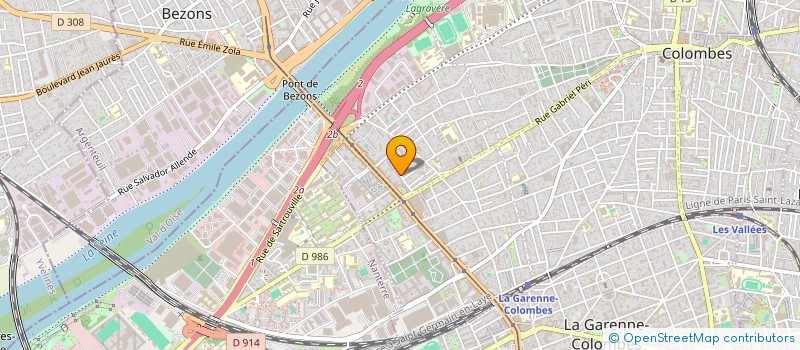 localisation de l'entreprise FREQUENSKY GLOBAL à COLOMBES