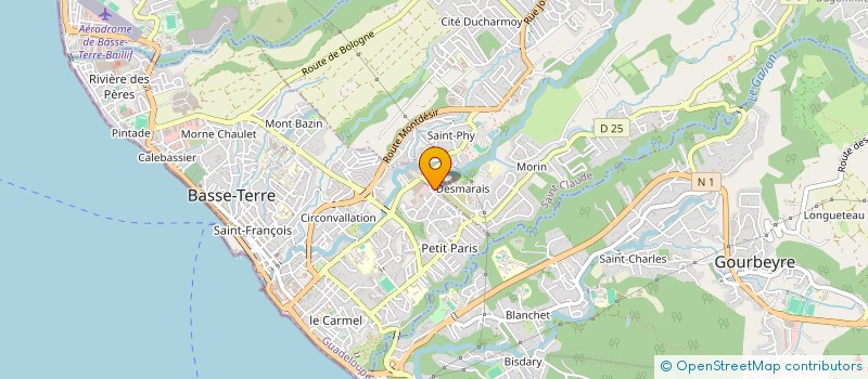localisation de l'entreprise FRERE INDEPENDENT à BASSE-TERRE