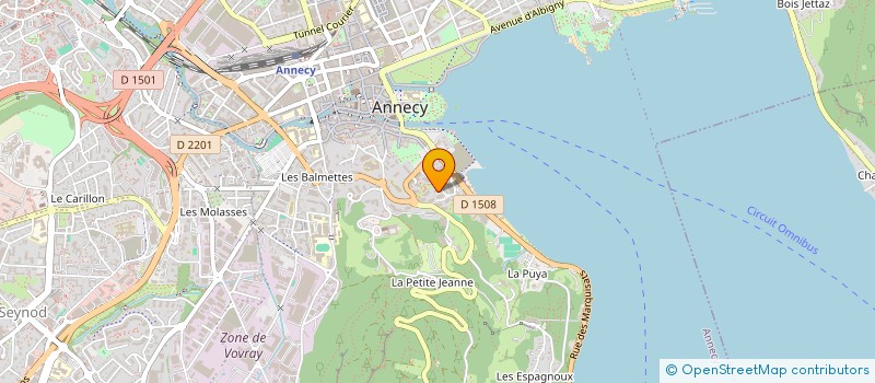 localisation de l'entreprise FRERE INDIVISION à ANNECY