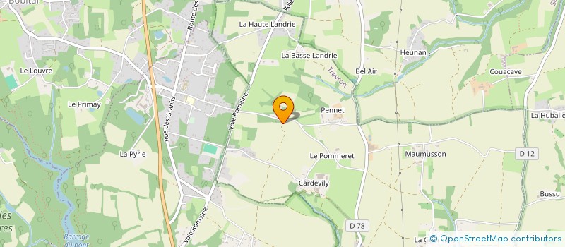 localisation de l'entreprise FRERE LE FORESTIER  TREVRON