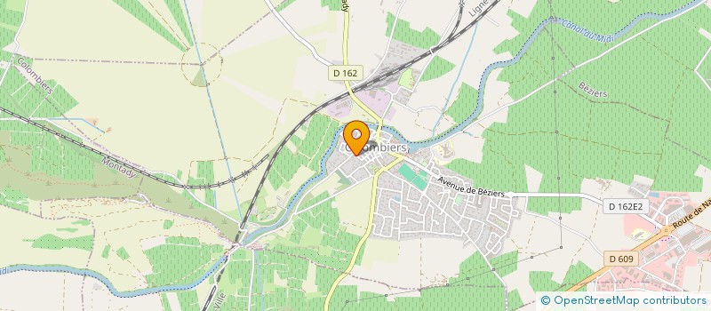 localisation de l'entreprise FREREANDGEN à COLOMBIERS