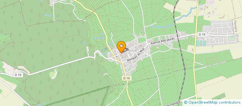 localisation de l'entreprise FREREJEAN PRODUCTION  AVIZE