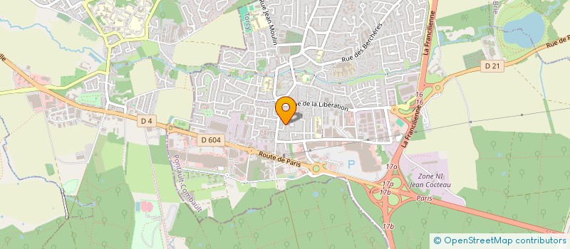 localisation de l'entreprise FRERES 2  PONTAULT-COMBAULT