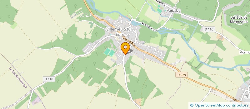 localisation de l'entreprise FRERES ANJO à VILLEMEUX-SUR-EURE