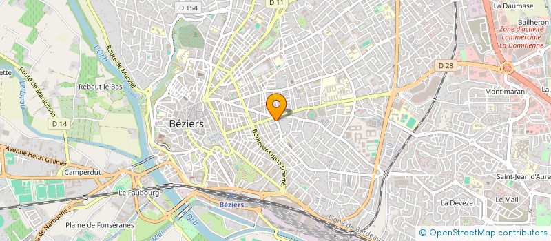 localisation de l'entreprise FRERES AUTOS à BEZIERS
