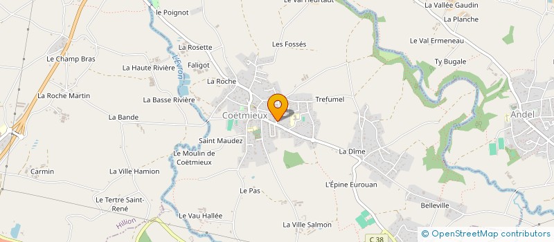 localisation de l'entreprise FRERES BAILLY  COETMIEUX