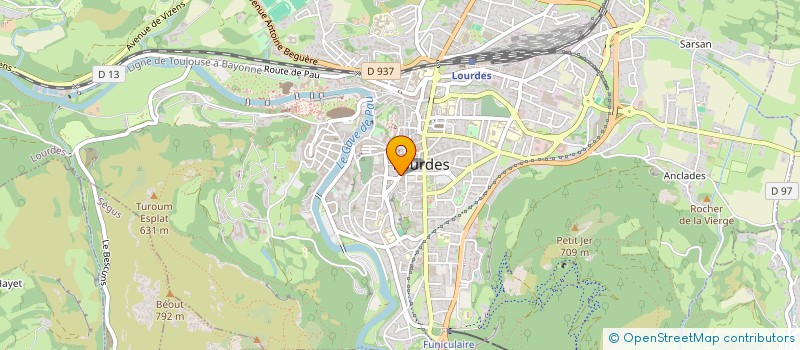 localisation de l'entreprise FRERES CABANNE  LOURDES