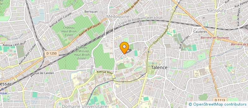 localisation de l'entreprise FRERES CANTET  TALENCE