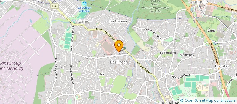 localisation de l'entreprise FRERES & CO  SAINT-MEDARD-EN-JALLES