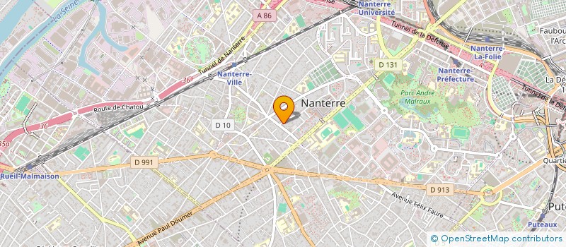 localisation de l'entreprise FRERES & COMPAGNIE à NANTERRE
