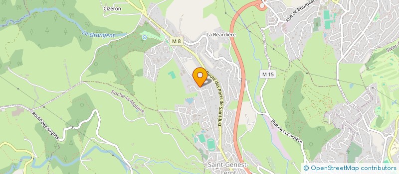 localisation de l'entreprise FRERES D'AME  SAINT-GENEST-LERPT