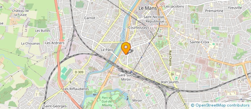 localisation de l'entreprise FRERES DARTHEVEL  LE MANS