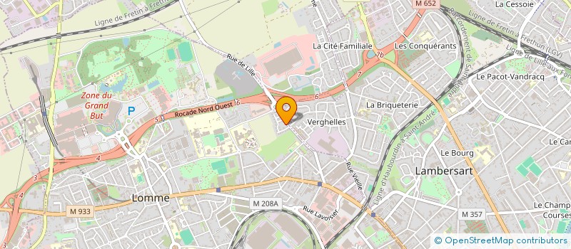 localisation de l'entreprise FRERES DE KART  LILLE
