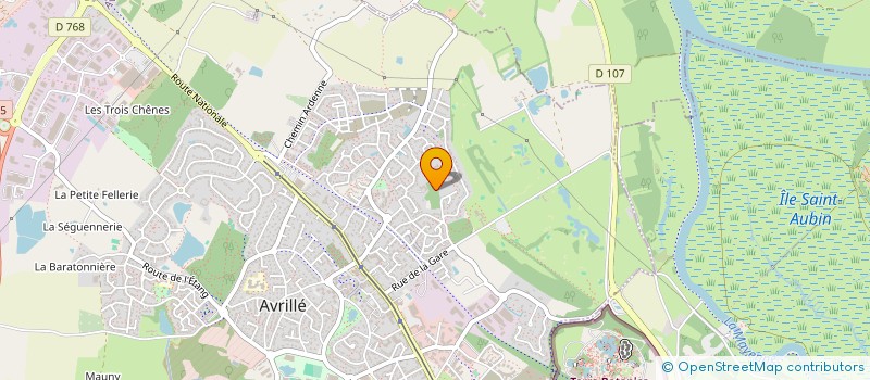 localisation de l'entreprise FRERES DE SAINT GABRIEL à AVRILLE