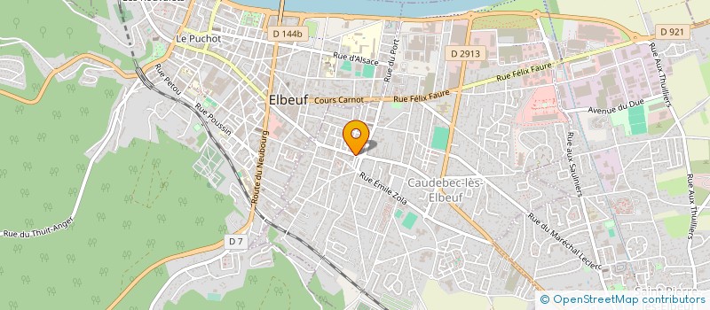 localisation de l'entreprise FRERES DINER DISTRIBUTION  CAUDEBEC-LES-ELBEUF