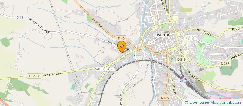 localisation de l'entreprise FRERES DRIDI TRANSPORT  LISIEUX