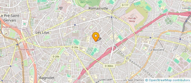 localisation de l'entreprise FRERES DU MONDE à BAGNOLET
