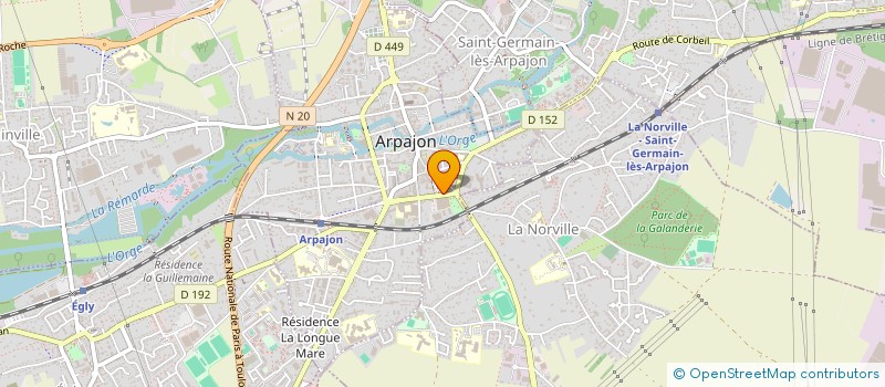 localisation de l'entreprise FRERES ESPACE PIZZA à ARPAJON