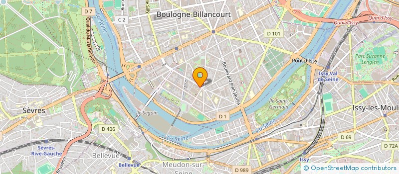 localisation de l'entreprise FRERES ET SAVEURS à BOULOGNE-BILLANCOURT