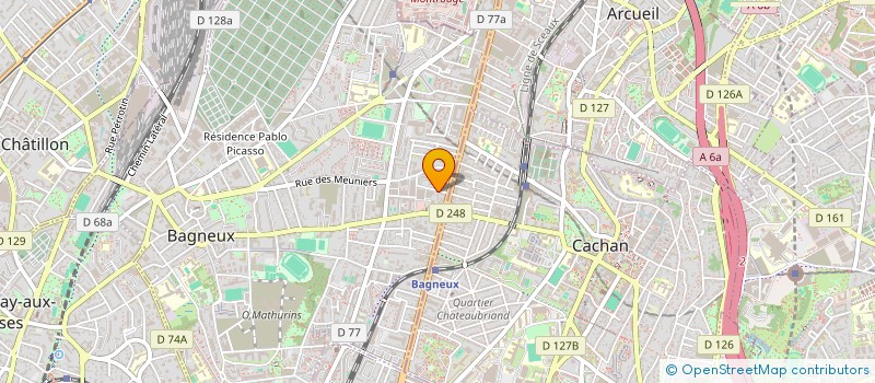 localisation de l'entreprise FRERES FARMAN  BAGNEUX