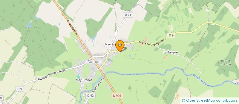 localisation de l'entreprise FRERES FOUCARD  AUMONT