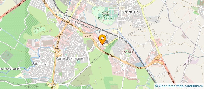 localisation de l'entreprise FRERES GALMICHE  PERPIGNAN