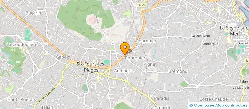 localisation de l'entreprise FRERES GAMBA à SIX-FOURS-LES-PLAGES