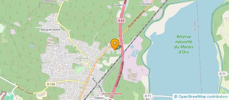 localisation de l'entreprise FRERES GILBERT  LABENNE