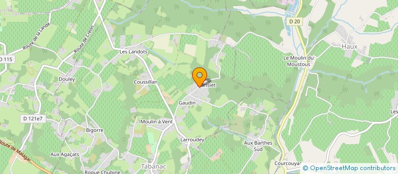 localisation de l'entreprise FRERES GRAS IMMOBILIER  TABANAC