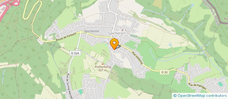 localisation de l'entreprise FRERES HALLER  SPICHEREN