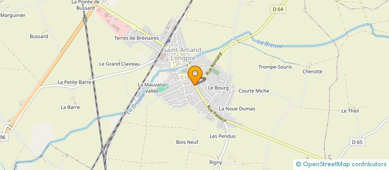 localisation de l'entreprise FRERES LABALLE à VILLECHAUVE