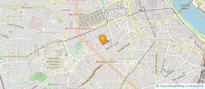 localisation de l'entreprise FRERES LAURENT  BORDEAUX