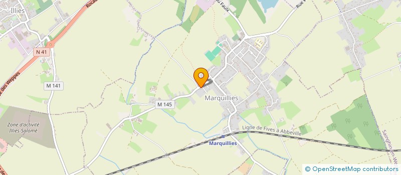 localisation de l'entreprise FRERES LEBON  MARQUILLIES