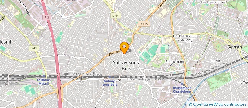 localisation de l'entreprise FRERES MADOUI à AULNAY-SOUS-BOIS