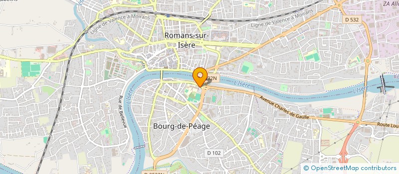 localisation de l'entreprise FRERES MARISTES  BOURG-DE-PEAGE