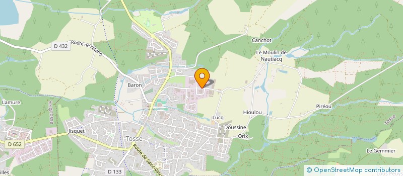 localisation de l'entreprise FRERES MATHIO  TOSSE