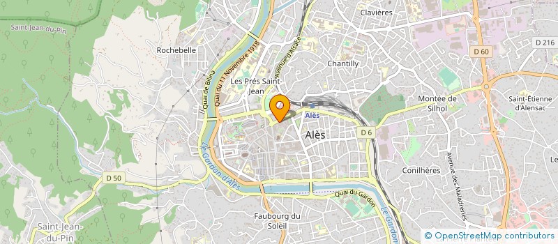 localisation de l'entreprise FRERES MATOUK à ALES